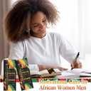 25 Set Black History Month Pens Bulk with Bookmarks for Women Men African American Gifts Inspiration Freedom Party Favors Office Supplies Festival Celebration