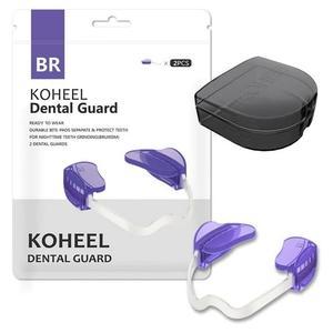 KOHEEL NoBoiling Adjustable Mouth Guard for Teeth Grinding and Clenching, Comfortable Night Guard for Bruxism Relief, TMJ Relief, and Sleep Improvement (2 Count)