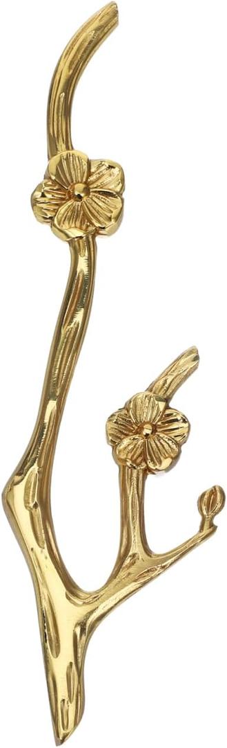 Brass Cabinet Handles Flower Branch Shaped Dresser Knob Twig Branch Cabinet Drawer Knobs Decorative Pulls for Cabinet Dresser Closet Cupboard Wardrobe (Copper)