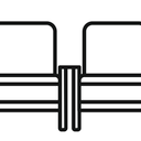 Waterproof Seat Covers for Dining Room Chairs Set of 3, Stretch Jacquard Removable Washable Chair Seat Slipcovers Protector, No Rear Covers