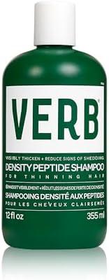 VERB Density Peptide Shampoo - Visibly Thicken + Reduce Signs of Shedding- Moisturizes Fine and Weighed Down Hair