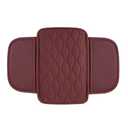 LCYGYU Car Armrest Pad for Kia Borrego Carens Carnival MPV Sedona Ceed SW, Waterproof Center Console Cushion Pad Cover Armrest Storage Box Mat Protection Interior Accessories,A-Red