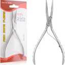 Fish Bone Pliers/Tweezers Stainless Steel Washable (Silver)