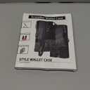 Compatible with iPhone 14 Pro Max 6.7" Wallet case with Zipper Credit Card HolderRFID Blocking,Flip Folio Book PU Leather Phone case Shockproof Cover Men Women for Apple14 Pro Max case Black