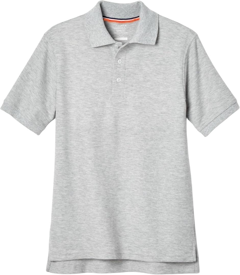 French Toast Kids' Pique Polo  (Beige, M)