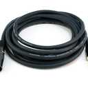 Monoprice XLR Male to 1/4-Inch TRS Male Cable - 15 Feet - Black, 16AWG, Gold Plated - Premier Series