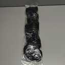 Vigorous Clip in Hair Extensions 4Pcs Black Hair Extension 24 Inch Long Wavy Soft Synthetic Hairpieces for Women