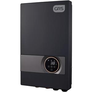 GRS Tankless Water Heater Electric 27KW 240V - Whole House Instant Hot Water Heater with Digital Display - On Demand Electric Heaters for Shower, Kitchen, Bathroom, Sink and More - Easy to Install
