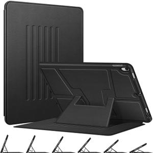 Fintie Magnetic Stand Case for iPad Air 10.5" (3rd Generation) 2019 / iPad Pro 10.5" 2017, Multi-Angle Viewing Rugged Soft TPU Back Cover with Pencil Holder, Auto Wake/Sleep, Black