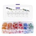 Wire Connectors Assortment Kit,SINCODA 220 PCS Waterproof Telephone Line Connector, Data Phone Wire Butt Splice Ports K1/K2/K3/K4/K5 Crimp Terminal Connectors Assortment Kit