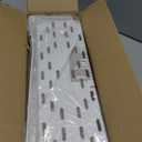 SPACEKEEPER Slim Rolling Storage Cart 4 Tier Bathroom Organizer Mobile Shelving Unit Utility Cart Tower Rack for Kitchen Laundry Narrow Places, White