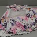 Floral Baby Carseat Cover Girls, Pea Pod Infant Car Seat Covers Canopy for Newborn with 2 Layers Windows of Breathable Mesh/Fabric, Lightweight Polyester/Minky Dot Backing, Snug Fit Most Baby Car Seat (Single Zipper)