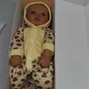 BABESIDE Adorable Lifelike Black Baby Doll - 17" Handmade Realistic African American Baby Dolls with Premium Outfit & Accessories Pretend Play Gift for Kids Age 3+