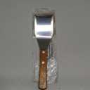 Homi styles Cookie/Brownie Spatula Small Metal Spatula With Merbau Wooden Handle | Heavy Duty Stainless Steel Flipper With Beveled Edges | Small Spatula Portable Cooking Turner Mini 2.5-Inch Blade