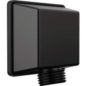 Delta Faucet 50570-BL ShoweringComponents Square Wall Elbow for Hand Shower, Matte Black