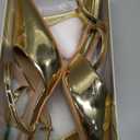 Susanny Heels for Women Stiletto Closed Pointed Toe Backless Dress Shoes High Heels Sexy Kitten Pumps Wedding Guest Party Dance Prom Dressy Comfort Shoes Size 9