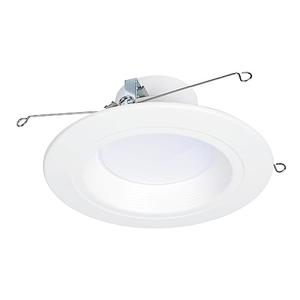 HALO RL 5/6 in LED Recessed Light Retrofit Selectable CCT 2700K, 3000K 3500K 4000K 5000K Dimmable Dim to Warm 900/1200 Lumens Wet Location Indoor Outdoor Ceiling Downlight RL56LS9FSD2W1EWH