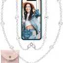 CALDEVER Crossbody Phone Lanyard Chain Cellphone Accessories Hands-Free Cell Phone Strap Works with All Phones