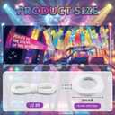 Frienda 18 x 6 ft VBS 2026 Backdrop Decorations Illumination Themed Light Flashing Backdrop Jesus is The Light of The World Religious Background for Church VBS Christian Party Decoration