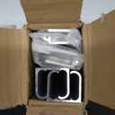 HBL' 2 Pack Bifold Door Hardware Kits, Bi-fold Door Hardware Set with 36 Inch Long Track for Folding Closet and Indoor Use, Heavy Duty and Easy to Install.