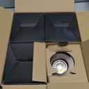 ZYC 3 Inch Recessed LED Lights - 4 Pack Oil-Rubbed Bronze Round Gimbal Light, LED Downlight Gimbal - 900 Lumens, 8 Watts, Dimmable, 5CCT, Recessed Ceiling Lighting Fixture, ETL Listed, 4 Pack-3IN-BR