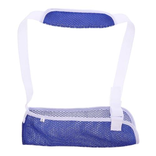 Kids Arm Sling for Toddler and Child – Adjustable, Reversible Shoulder Immobilizer Brace with Padded Support for Broken Wrist, Fractured Arm, Sprains, or Elbow Injury (Left/Right, Blue,Size L)