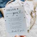 Your Main Event Prints Baby Shower Thank You Cards with Envelopes - Elegant and Convenient Gratitude Notes for Baby Showers (Blue)
