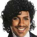 Charades Rock Star Adult Costume Wig, As Shown, One Size
