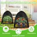 2 Pack Plant Shade Tent, Plant Shades for Outdoor Plants, UV Resisitant 80% Sunblock Shade for Plants Sun Protection, Plant Shade Cover for Flower Potted Plants (35x35x39Inch)