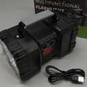 AlpsWolf Rechargeable Flashlight, LED Spotlight Flashlight 10000 Capacity 1200LM 20h Ultra-Long Standby 3+4 Lights Modes Camping Flashlight Waterproof with USB Output as a Power Bank