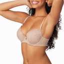 Maidenform Women's Comfort Devotion Your Lift Underwire Bra With Lace Trim, Convertible Straps (34D)