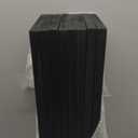 WOPITUES Wood Floating Shelves Set of 6, 24 inch Long Floating Shelves for Wall Decor, Farmhouse Shelf for Bedroom, Bathroom Storage Shelves, Book Shelves for Living Room - Black