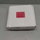 Foldable Bamboo Fabric Storage Bins [set of 4] with Cotton Rope Handles, Collapsible Organizer Boxes Basket - 10.5 x 10.5 x11 inch (Beige)