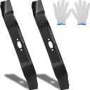 Swess 742P05177 742-05177 High-Lift Bagging Blades Compatible with Craftsman 42 Inch Mower Blades Riding Mower & Zero-Turn Mower, Replace for 742-05177-L 742P05177-L CMXGZAM110191, 2 Pack