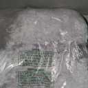 Hotop 9 ft Faux Spruce Artificial Christmas Garland LED Garland Warm Pine Prelit Battery Operated Lighted Garland for Seasonal Indoor Home Fireplace Mantle Tree Stair Decor (2 Pcs,White)