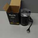 Kaffe One-Touch Coffee Grinder Electric w/Cleaning Brush (3 oz) - Coffee Grinders for Home Use - Up to 12 Cups of Coffee per Grind - Easy On/Off Coffee Bean Grinder - Black