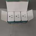 NOUS Wi-Fi Smart Plug 15A, Dual-Band 2.4GHz & 5GHz, Energy Monitoring, Compatible with Alexa, Google Home, Tuya App, Remote Control, Timer, Compact Design, Smart Outlet, 3 Pack