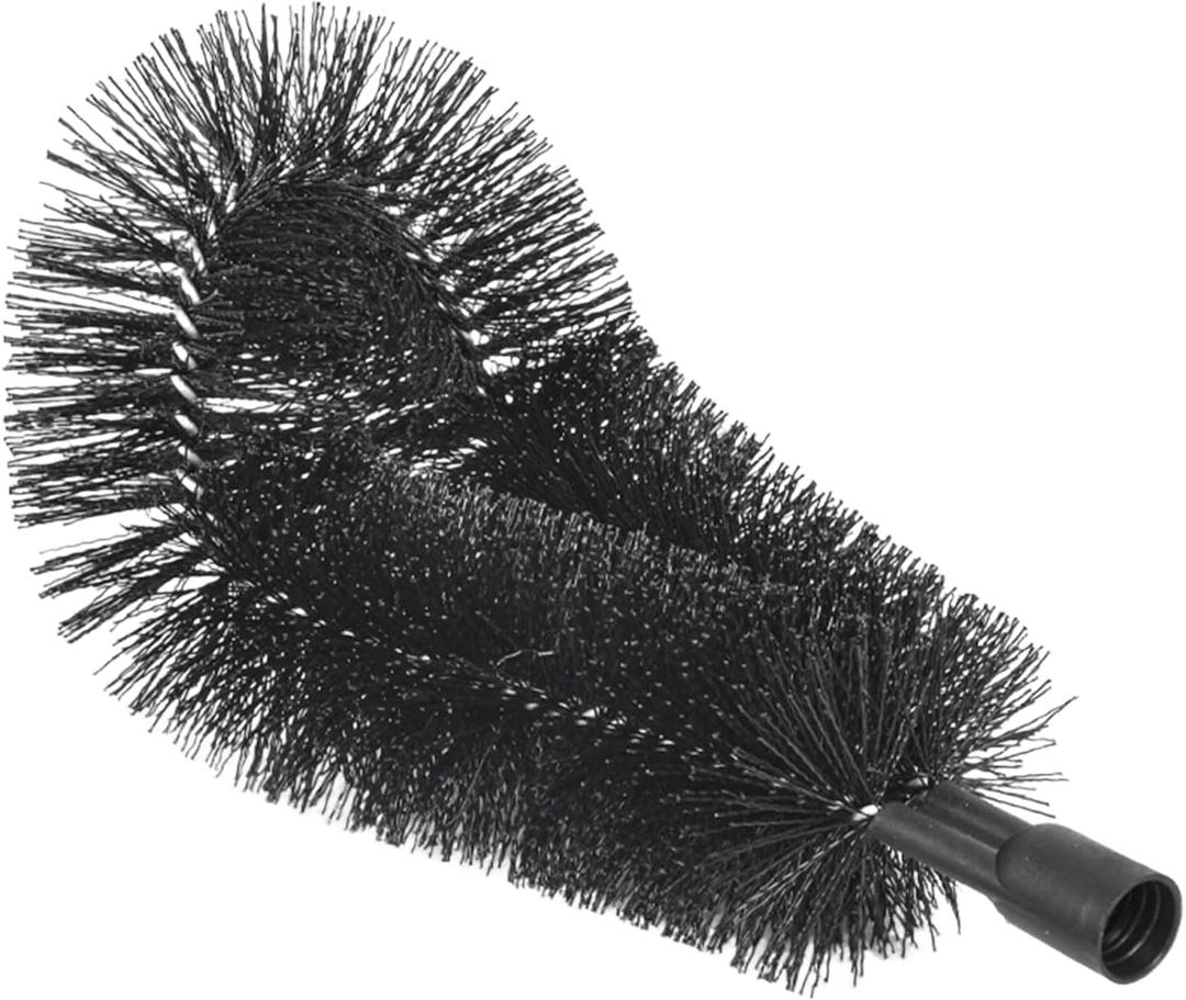 Efficient Gutter Scrubber Brush Head Replacement with Bending Design for Tight Space and Curved Gutters Task Steel, 2 Packs