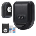 Magnetic Key Holder Box Hide A Key Under Car with Combination Lock with Strong Magnet for Storage Key Indoors, Outdoors Outside