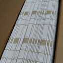 LazBlinds No Tools No Drill Cordless Bamboo Roman Shades, Light Filtering Window Treatment, Roll Up Bamboo Blinds for Window 31'' W x 64'' H, Whitewash B