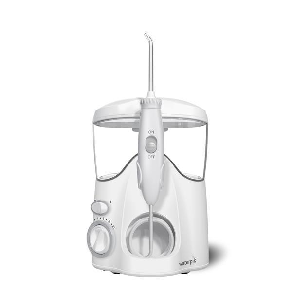 Waterpik Aquarius Water Flosser For Teeth Cleaning, Gums, Braces, Dental Care, Electric Power With 10 Settings, 7 Tips For Multiple Users And Needs, ADA Accepted, White WP-660, Packaging May Vary