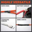 Dowire Heat Shrink Tubing Kit - 3:1 Ratio - Adhesive Lined - Wire Shrink Wrap Tubing - Waterproof Marine Grade Shrink Tube - 200 PCS - Black, Red