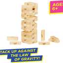 Hasbro Gaming Jenga Game | The Original Wood Block Game with Genuine Hardwood Blocks | Stacking Tower | Ages 6+ | 1 or More Players | Party Games for Kids | Family Games