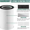 P200S/G200S Filter Replcement, Compatible with G200S/G200 and P200S/P200 Pro Air Purifier, 2 Pack