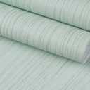 FunStick 15.8"x472" Mint Green Grasscloth Peel and Stick Wallpaper Textured Faux Grass Cloth Fabric Wall Paper Roll Self Adhesive Green Contact Paper Waterproof Wallpaper for Bathroom Cabinets Drawers