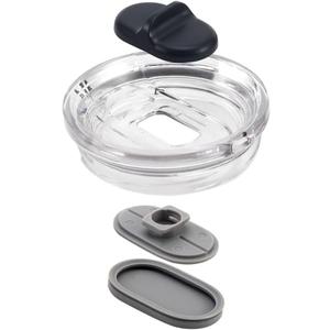 Stronghold Lid Replacement Spill Proof Splash Resistant Slider Screw thread Lids Covers Fit for YETI Rambler Travel Mug (30 OZ)