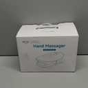 ALLJOY Hand Massager with Heat and Compression, Knuckle Stretching and Hand Massage, 6 Modes 6 Intensities 3 Heat for Arthritis and Carpal Tunnel Relief, Mothers Day Gifts for Women Men(White)