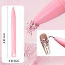 JERCLITY 13 Pieces Pink Series Cat Eye Magnet for Nails Double-Ended Hexagon Strong Nail Magnet Stick for Nail Art Flower Cat Eye Magnetic Pen Line Stripe Magnetic for Cat Eye Gel Polish Nail Art