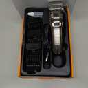 oneisall Dog Clippers for Grooming for Thick Heavy Coats/Low Noise Rechargeable Cordless Pet Shaver with Stainless Steel Blade/Waterproof Dog Shaver for Dogs Pets and Animals (Sliver) (Silver)