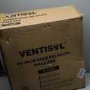 VENTISOL 20 Inch Waterproof Wall Mount Fan, High Velocity 3-Speeds 4650 CFM Heavy Duty for Home, Workshop, Industrial, Barn, Greenhouse, ETL Listed